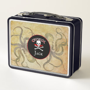 Lunch Box Capitaine pirate personnalisée