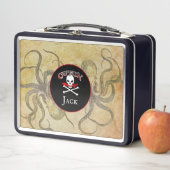 Lunch Box Capitaine pirate personnalisée (En situation)