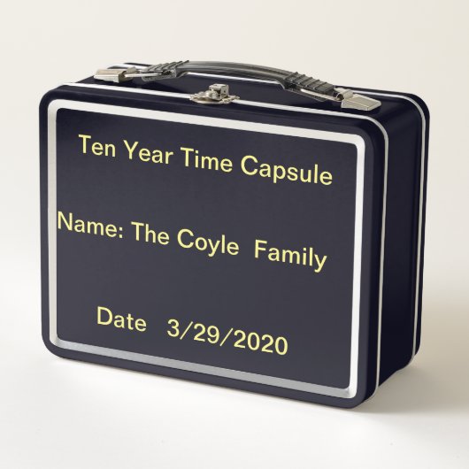 Lunch Box Capsule à 10 ans (Devant)