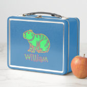 Lunch Box Capybara Néon (En situation)