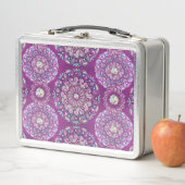 Lunch Box Cardinal Red Rosace (En situation)