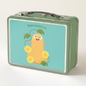 Lunch Box Caricature citrouille gourde en beuret joyeux (Dos)