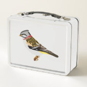 Lunch Box Caricature colorée moineau jaune et brun (Dos)