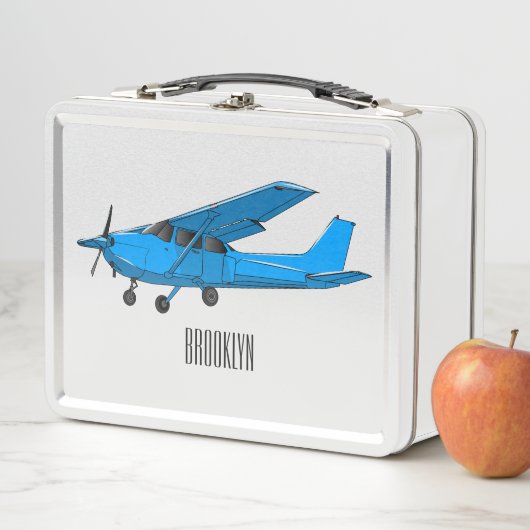 Lunch Box Caricature d'avion à voilure fixe (En situation)