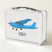 Lunch Box Caricature d'avion à voilure fixe (Dos)