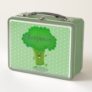Lunch Box Caricature de brocoli dansant Cute kawaii