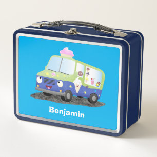 Lunch Box Caricature de camion de glace joli