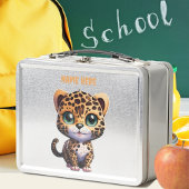 Lunch Box Caricature de chaton Leopard kitty cat de mignonne