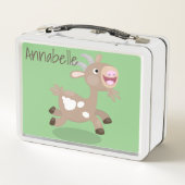Lunch Box Caricature de chèvre billy joyeux (Dos)