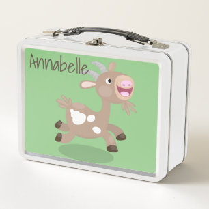 Lunch Box Caricature de chèvre billy joyeux