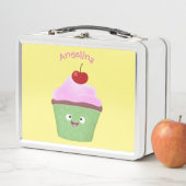 Lunch Box Caricature de cupcake joyeux (En situation)