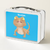 Lunch Box Caricature de lézard de dragon à barbe (Dos)
