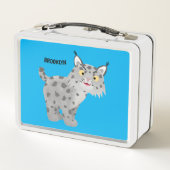 Lunch Box Caricature de lynx de lynx de lynx (Dos)