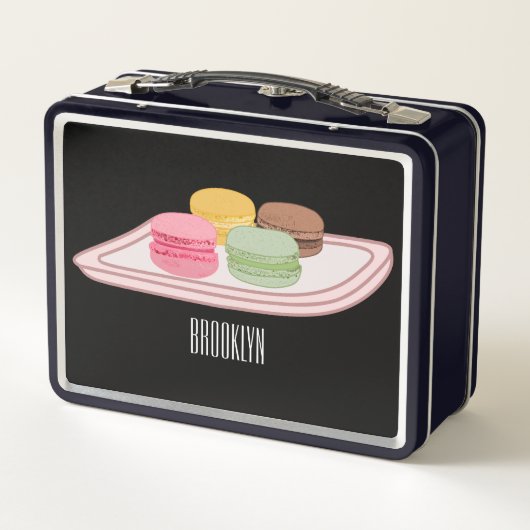 Lunch Box Caricature de Macaron (Dos)