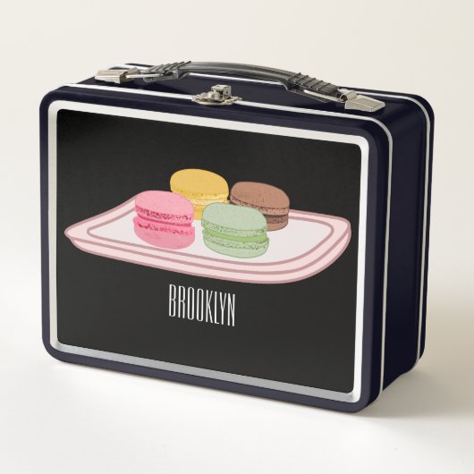Lunch Box Caricature de Macaron (Devant)