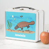 Lunch Box Caricature de natation de Cute platypus (En situation)