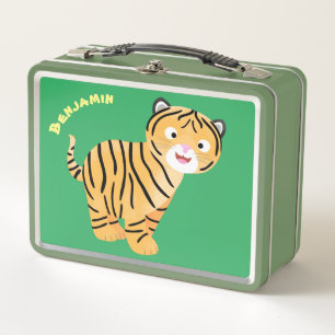 Lunch Box Caricature de petit tigre joyeux