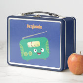 Lunch Box Caricature de radio rétro amusante (En situation)