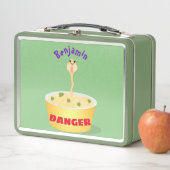 Lunch Box Caricature de serpent aux nouilles mignonnes illus (En situation)