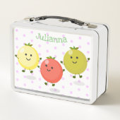 Lunch Box Caricature de tomates cerises mûres (Dos)