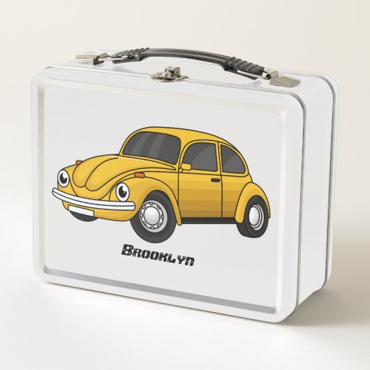 Lunch Box Caricature de voiture classique (Devant)