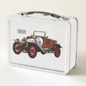Lunch Box Caricature de voiture classique 1920 (Dos)