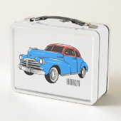 Lunch Box Caricature de voiture classique 1948 (Dos)