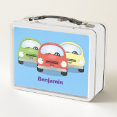 Lunch Box Caricature de voitures Cute kawaii (Dos)