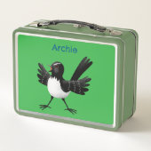 Lunch Box Caricature de Willie Wagtail australienne personna (Dos)