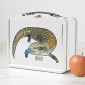 Lunch Box Caricature en bleu (En situation)