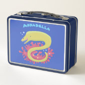 Lunch Box Caricature humoristique murène verte (Dos)