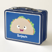 Lunch Box Caricature joli sourire taco dessin animé (Dos)