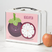Lunch Box Caricature mignonne mauve mangouste (En situation)