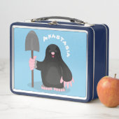 Lunch Box Caricature mole joyeux (En situation)