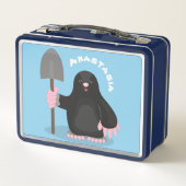 Lunch Box Caricature mole joyeux (Dos)