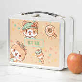 Lunch Box caricatures kawaii mignonnes (En situation)