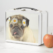 Lunch Box Carlin avec couronne de marguerite (En situation)