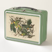 Lunch Box Carolina Parrot de Audubon's Birds of America (Devant)