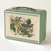 Lunch Box Carolina Parrot de Audubon's Birds of America (Dos)