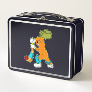 Lunch Box Carotte au cricket avec batte de cricket