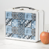 Lunch Box Carreau Océan (En situation)