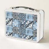 Lunch Box Carreau Océan (Dos)