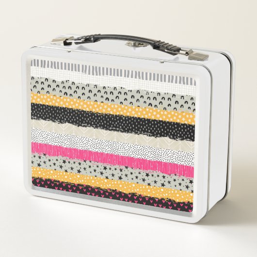 Lunch Box Carrelage en Patchwork : Conception Versatile Sans (Dos)