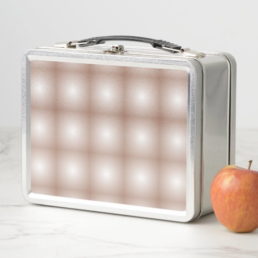 Lunch Box Carrés géométriques avec Mocha Mousse Gradient Bla (En situation)