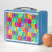 Lunch Box Carrés Pop Geisha (En situation)