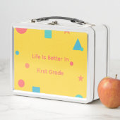 Lunch Box Cartable de première année (En situation)