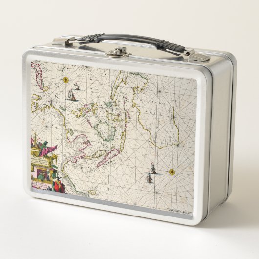 Lunch Box Carte antique des Indes est (Devant)