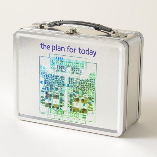 Lunch Box Carte circuit imprimé PCB Plan Platinen-Design mit (Devant)