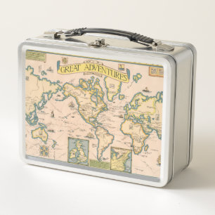 Lunch Box Carte de grandes aventures