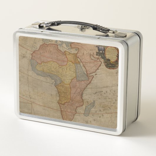 Lunch Box Carte de l'Afrique | 1700 (Dos)